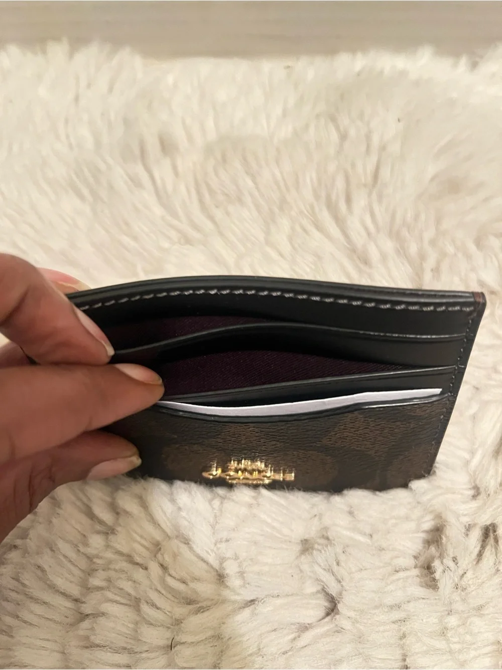 Coach compact card